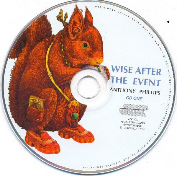 Image of Label Cover of 0514058C: 2xCD - ANTHONY PHILLIPS, Wise After The Event (Voiceprint; VP433CD, UK 2008)   VG+/VG+