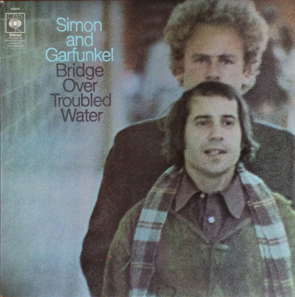 Image of Front Cover of LP - VG/G+ - SIMON AND GARFUNKEL, Bridge Over Troubled Water (CBS Orange (33 1/3 On Label); 63699, UK 1970, Laminated Front Sleeve), ,  - 2526131E