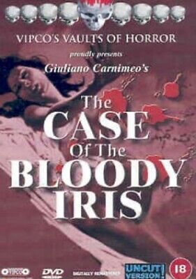 Image of Front Cover of 0534079E: DVD - GIULIANO CARMINCO, EDWIGE FENECH, The Case of the Bloody Iris (Vipco; VIP108DVD, UK )   VG+/VG+