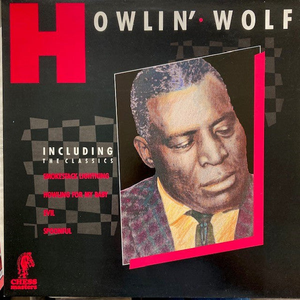 Image of Front Cover of LP - VG/VG - HOWLIN' WOLF, Chess Masters (Chess; CHXL 102, UK 1980s Reissue), Light damage and a sticker ghost on sleeve,  - 2316378C