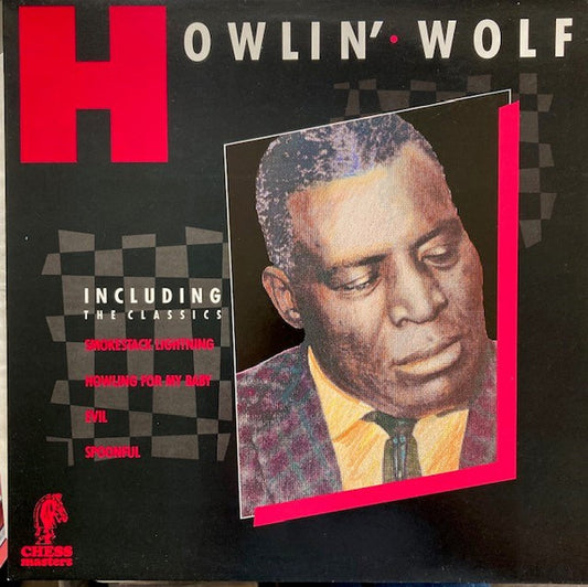 Image of Front Cover of LP - VG/VG - HOWLIN' WOLF, Chess Masters (Chess; CHXL 102, UK 1980s Reissue), Light damage and a sticker ghost on sleeve,  - 2316378C