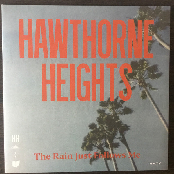 Image of Front Cover of 0544256S: LP - HAWTHORNE HEIGHTS, The Rain Just Follows Me (Pure Noise Records; PNE314, US 2021, Gatefold, Inner & Insert, Electric Blue In Clear w/ Halloween Orange Splatter Vinyl.)   VG+/VG+