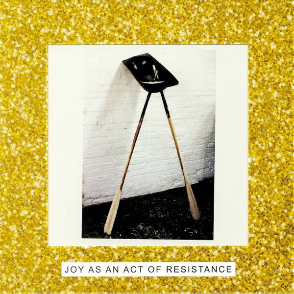 Image of Front Cover of 2344311S: LP - IDLES, Joy As An Act Of Resistance (Partisan Records; PTKF2158-3, UK 2018, Die Cut Gatefold Glitter Sleeve, Inner & 8 Inserts, 180 Gram Vinyl.)   VG+/VG+