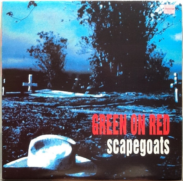 Image of Front Cover of 4514476C: LP - GREEN ON RED, Scapegoats (China Records; WOL 1001, UK 1991, Inner)   VG+/VG+