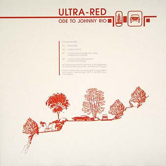Image of Front Cover of LP - VG/VG - ULTRA-RED, Ode To Johnny Rio (Comatonse Recordings; C.005, US 1998, Picture Sleeve), Sleeve marked with sticker damage at top right. Light marks on disc.,  - 3816286C