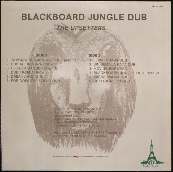 Image of Back Cover of LP - NEW/NEW - THE UPSETTERS, Blackboard Jungle Dub (Clocktower Records; LPCT 0115-R, UK 2024 Reissue), ,  - 3556020S