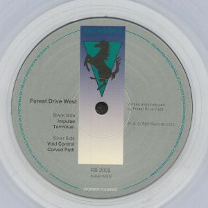 Image of Front Cover of 2315335C: 12" EP - FOREST DRIVE WEST, Terminus EP (R & S Records; RS 2005, UK 2021 Reissue, Die Cut Company Sleeve, Clear Vinyl) General wear to sleeve  G+/VG+