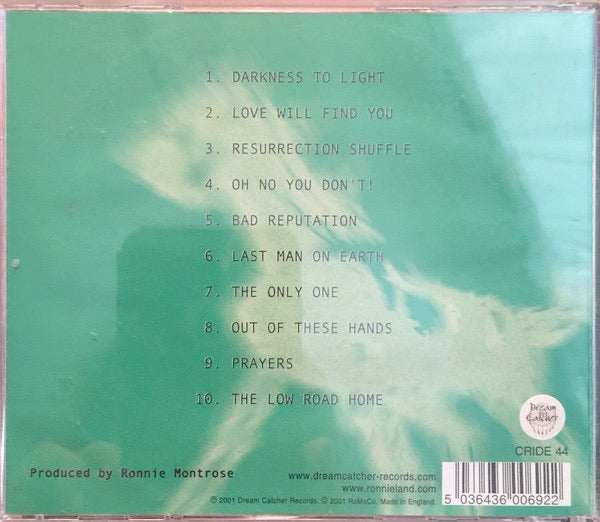 Image of Back Cover of 0514212C: CD - GAMMA, Gamma 4 (Dream Catcher; CRIDE 44, UK 2001, Jewel Case)   VG+/VG+