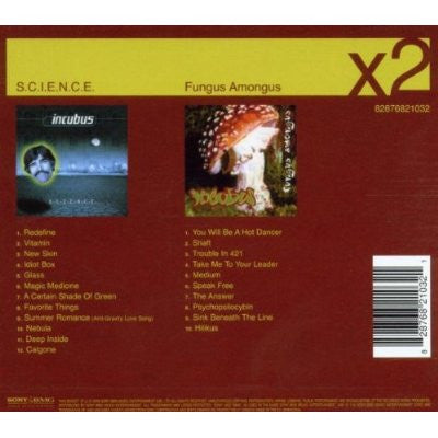 Image of Back Cover of 0534216E: 2xCD - INCUBUS, S.C.I.E.N.C.E. / Fungus Amongus (Sony BMG Music Entertainment; 82876821032, Europe 2006, Box Set)   VG/VG+