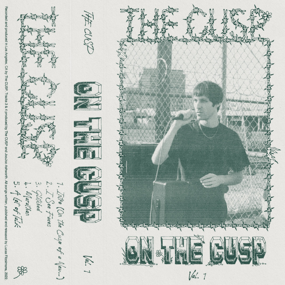 Image of Front Cover of 3454005S: Cassette - THE CUSP, On The Cusp, vol. 1 (ON THE CUSP; None, UK 2023, Limited Edition)   EX/EX