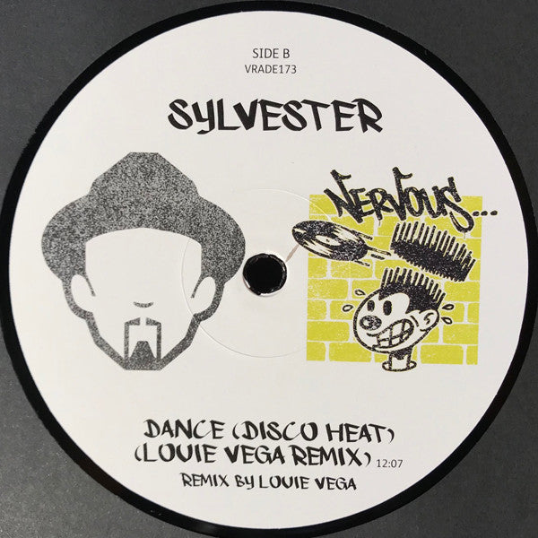 Image of Back Cover of 0624061E: 12" - DISCO SPACE BABIES / SYLVESTER, Cosmic Disco / Dance (Disco Heat) (Vega Records; VRADE173, US 2017, Plain Sleeve, Limited Edition) Very light hairlines only.  /VG+