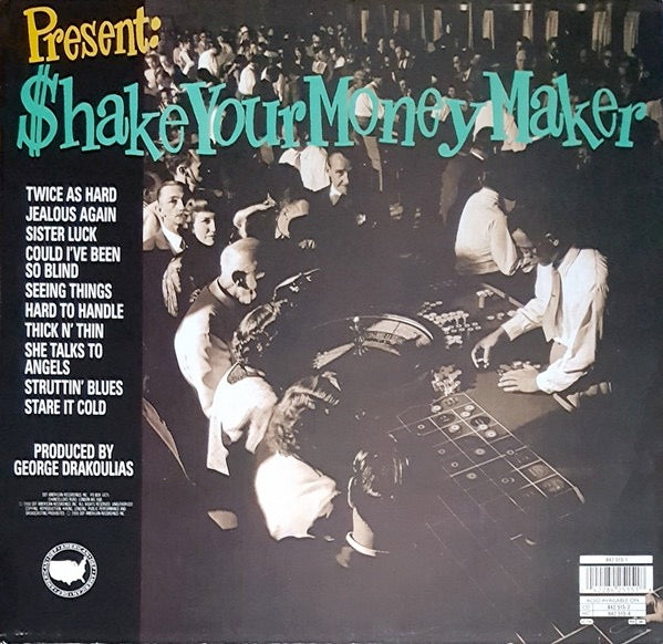 Image of Back Cover of LP - VG/VG - THE BLACK CROWES, Shake Your Money Maker (Def American Recordings; 842 515-1, UK 1990, Inner, UK first pressing. No Phonogram Logo On Labels), Light hairlines. Sleeve has mildly bumped corners. ,  - 4126021E