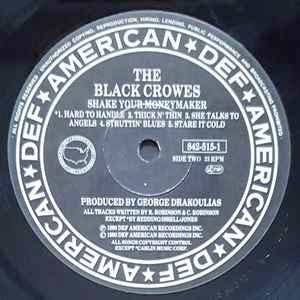 Image of Label Cover of LP - VG/VG - THE BLACK CROWES, Shake Your Money Maker (Def American Recordings; 842 515-1, UK 1990, Inner, UK first pressing. No Phonogram Logo On Labels), Light hairlines. Sleeve has mildly bumped corners. ,  - 4126021E