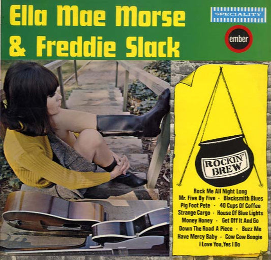 Image of Front Cover of LP - VG+/VG+ - ELLA MAE MORSE / FREDDIE SLACK, Rockin' Brew (Speciality; SPE 6605, UK 1969, Laminated Front Sleeve), ,  - 2926187E