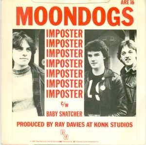 Image of Back Cover of 7" - EX/EX - MOONDOGS, Imposter (Real Records; ARE 16, UK 1981, Picture Sleeve), Lovely Copy,  - 1826299E