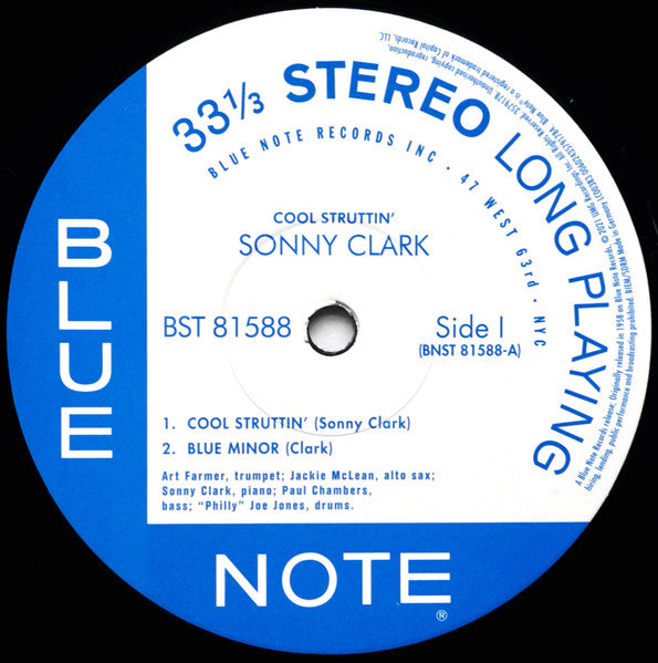 Image of Label Cover of LP - EX/EX - SONNY CLARK, Cool Struttin' (Blue Note ; 3579178, Worldwide 2021, Picture Sleeve, 180 Gram Audiophile Pressing), ,  - 2326167E