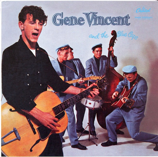 Image of Front Cover of 4025066E: LP - GENE VINCENT AND HIS BLUE CAPS, Gene Vincent And The Blue Caps (Capitol Records; T811, US 2005 Reissue)   VG+/VG+