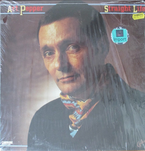 Image of Front Cover of 0624464E: LP - ART PEPPER, Straight Life (Galaxy; 68.175, France Reissue, Picture Sleeve) Multiple small dents/slight rips to sleeve. Multiple surface scratches to disc.  G+/G+