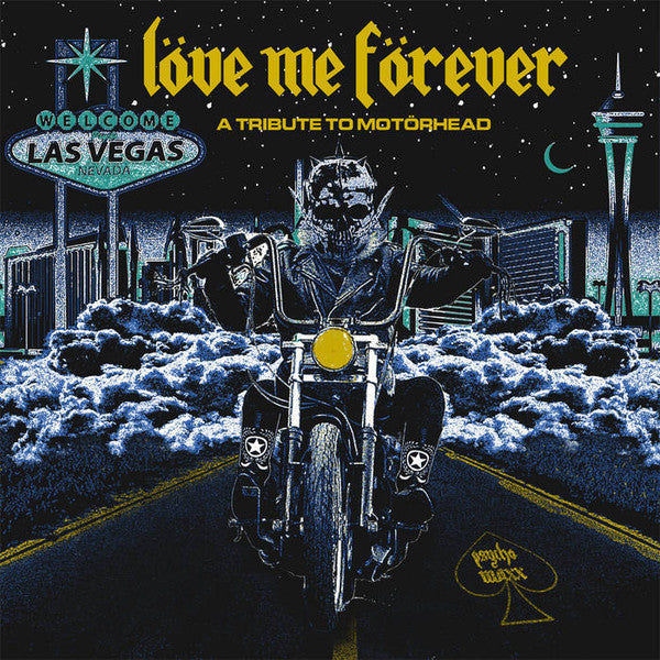 Image of Front Cover of 0744032S: 2xLP - VARIOUS, L ve Me F rever: A Tribute To Mot rhead (4AD; WAXX-001-LP, USA & Canada 2022, Gatefold, Insert, Includes Psycho Las Vegas turntable slipmat) All components in EX condition, including unused slip mat and like new litho print insert.  VG+/VG+