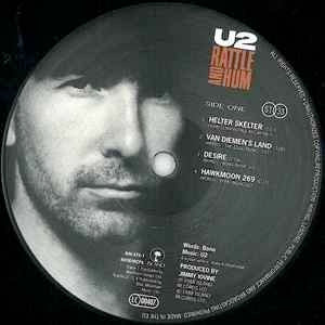 Image of Label Cover of LP - VG+/VG - U2, Rattle And Hum (Island Records; 842 299-1, Europe 2002 Reissue, Gatefold, 2 Inners, 180 Gram Vinyl.), Inners split at the bottom.,  - 0816148C