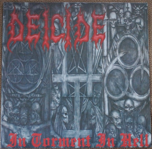 Image of Front Cover of 0624495E: LP - DEICIDE, In Torment In Hell (Not On Label; none,  2013, Unofficial)   VG+/VG+