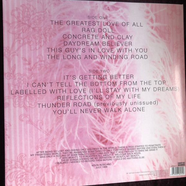 Image of Back Cover of 0744078S: LP - KEVIN ROWLAND, My Beauty (Cherry Red; BRED817, UK 2020 Reissue, Inner, Pink Vinyl) Cover still in shrink. Strong VG+.  VG+/VG+