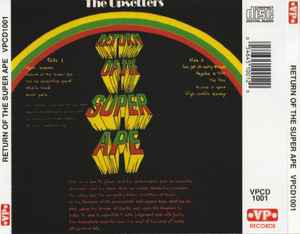 Image of Back Cover of 0734019E: CD - THE UPSETTERS, Return Of The Super Ape (VP Records; VPCD1001, Jamaica 2016 Reissue, CD Single Case, Inner) Plays VG - Some Surface Noise  VG+/VG