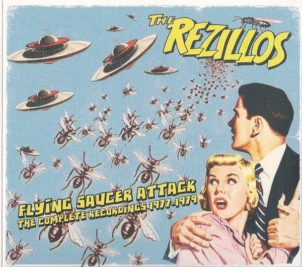 Image of Front Cover of 2xCD - EX/EX - THE REZILLOS, Flying Saucer Attack (The Complete Recordings 1977-1979) (Cherry Red; WCDBRED705, UK 2018, Digipak, Booklet), ,  - 3416209C