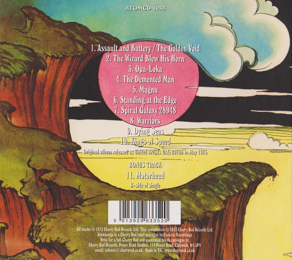 Image of Back Cover of CD - VG+/EX - HAWKWIND, Warrior On The Edge Of Time (Atomhenge ; ATOMCD 1035, UK 2013, Digipak, Booklet, With Hype Sticker), Opened Instore,  - 2416608C