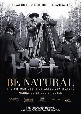 Image of Front Cover of 0734072E: DVD - PAMELA B. GREEN, JODIE F, Be Natural: The Untold Story of Alice Guy-Blach  (Kino Lorber; K23911, UK , Region 1 US)   VG+/VG+