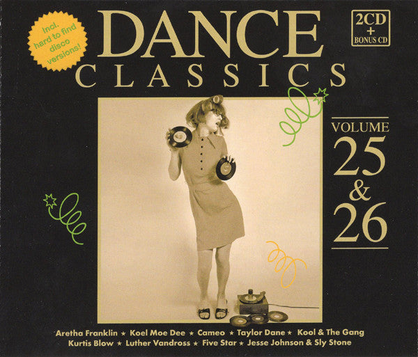 Image of Front Cover of 1414492C: 3xCD - VARIOUS, Dance Classics Volume 25 & 26 (Rodeo Media; RDM043, Netherlands 2009, Stamped Promo, Double CD Case, Booklet)   VG+/VG+