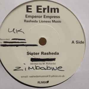 Image of Front Cover of 0754083S: 7" - SISTER RASHEDA, Zimbabwe / Shashamane I (E Erlm; E Erlm00, UK 2000s, Plain sleeve) Marks on disc.  /G+