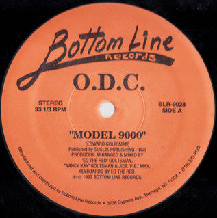 Image of Front Cover of 12" - /VG+ - O.D.C., Model 9000 (Bottom Line Records; BLR-9028, US 1992), ,  - 2546296S