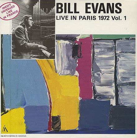 Image of Front Cover of LP - VG/VG+ - BILL EVANS, Live In Paris 1972 Vol. 1 (France's Concert; FC 107, France 1988, Picture Sleeve, Recorded on February 6, 1972 at the Maison de la Radio, Paris.), ,  - 3226014E