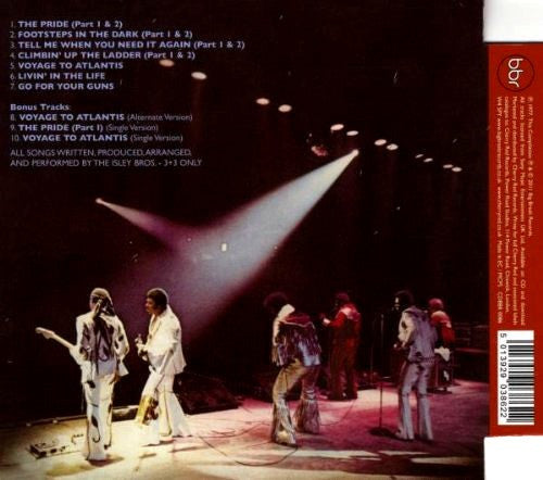 Image of Back Cover of CD - VG+/EX - THE ISLEY BROTHERS, Go For Your Guns (Big Break Records; CDBBR 0086, UK 2011 Reissue, Super Jewel case), Opened Instore,  - 2416490C