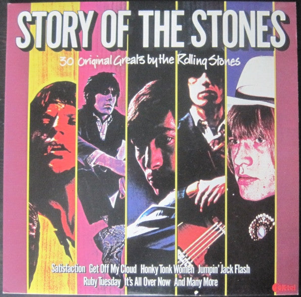 Image of Front Cover of 2xLP - VG+/VG+ - THE ROLLING STONES, Story Of The Stones (K-Tel; NE 1201, UK 1982, Gatefold, Barcoded version), ,  - 1726025E