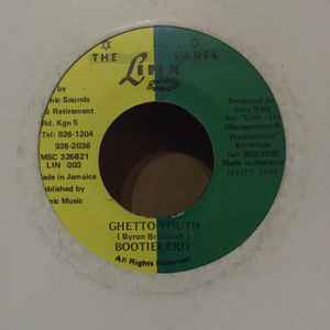 Image of Front Cover of 0754171S: 7" - BOOTIELERO, Ghetto Youth (The Linx Label; LIN003, Jamaica 1995, Plain sleeve) Light marks only.  /VG+