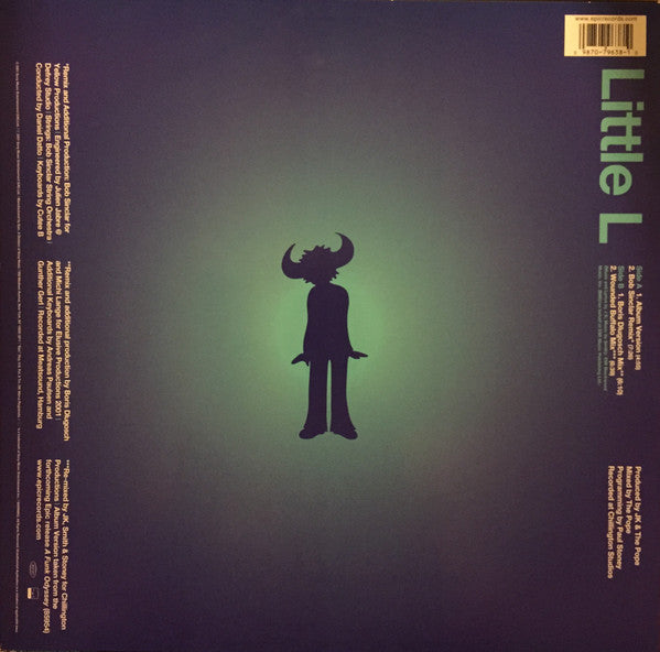 Image of Back Cover of 12" - VG/VG - JAMIROQUAI, Little L (Epic; 49 79638, US 2001), Light marks, edge & ring wear,  - 3346221S