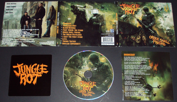 Image of Label Cover of 0754149S: CD - JUNGLE ROT, Order Shall Prevail (Victory Records; VR728, US 2015)   VG+/VG+