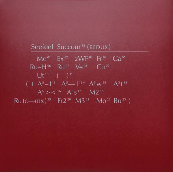 Image of Front Cover of 0834042E: 3xLP - SEEFEEL, Succour (Redux) (Warp Records; WARPLP28R, UK 2021 Reissue, Gatefold, Reissue with No Booklet)   NEW/NEW