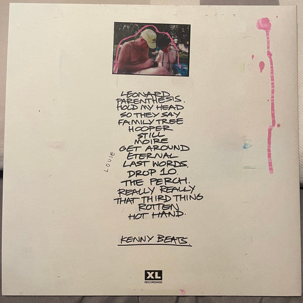 Image of Back Cover of LP - VG+/VG+ - KENNY BEATS, Louie (XL Recordings; XL1278LP, Europe 2023, Gatefold, Poster), ,  - 1516674C