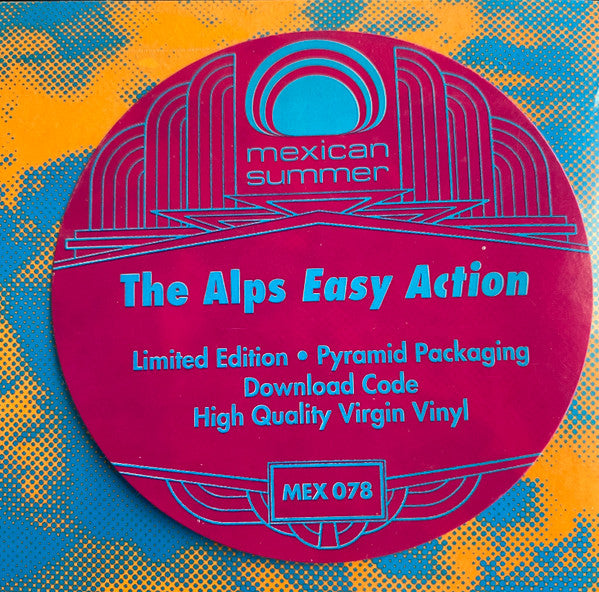 Image of Label Cover of 0844143S: LP - THE ALPS, Easy Action (Mexican Summer; MEX 078, US 2011) Paper scuffs on both sides  VG+/VG+