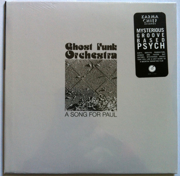 Image of Front Cover of 0754186S: CD - GHOST FUNK ORCHESTRA, A Song For Paul (Karma Chief Records; KCR 12002, US 2019)   VG+/VG+