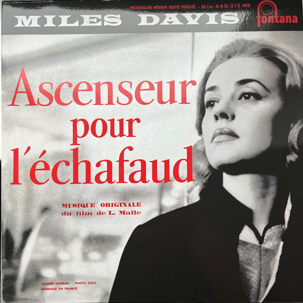 Image of Front Cover of 4134084E: LP - MILES DAVIS, Ascenseur Pour L' chafaud (Fontana; 45830942, Worldwide 2024 Reissue, Gatefold, Insert)   NEW/NEW