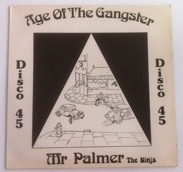 Image of Front Cover of 12" - VG/VG - MR. PALMER, Age Of The Gangster / Television (Mab Records International; MAB 006, UK 1980s, Picture Sleeve), ,  - 2346276S