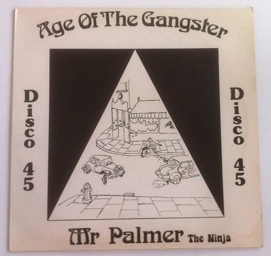 Image of Front Cover of 12" - VG/VG - MR. PALMER, Age Of The Gangster / Television (Mab Records International; MAB 006, UK 1980s, Picture Sleeve), ,  - 2346276S