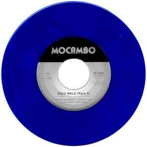 Image of Front Cover of 0824412E: 7" - AFRIKA BAMBAATAA, CHARLIE FUNK, THE MIGHTY MOCAMBOS, Zulu Walk (Mocambo; 45-1028, Germany 2020, Plain sleeve, Blue Vinyl)   /VG+