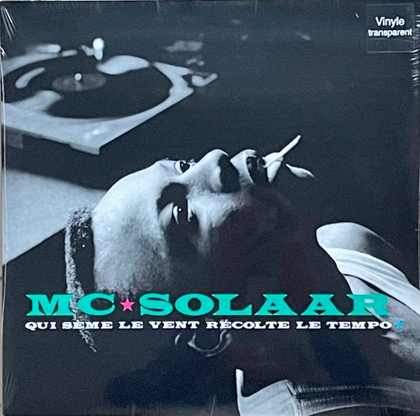 Image of Front Cover of 1814270C: LP - MC SOLAAR, Qui S me Le Vent R colte Le Tempo (Universal Music France; 359902-6, France 2021 Reissue, Inner, Clear Vinyl)   NEW/NEW