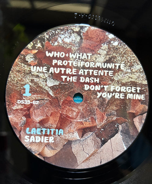 Image of Back Cover of 0954227S: LP - LAETITIA SADIER, Rooting For Love (Drag City; DC874, USA, Canada & Europe 2024, Inner, Black Vinyl)   NEW/NEW