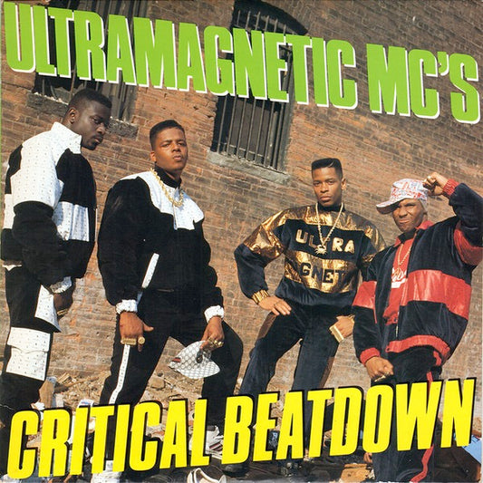 Image of Front Cover of 0814546C: 2xLP - ULTRAMAGNETIC MC'S, Critical Beatdown (Expanded) (Music On Vinyl; MOVLP2825, Europe 2024 Reissue, Insert, Limited Edition, Numbered, Reissue, Green Vinyl, 180g)   NEW/NEW